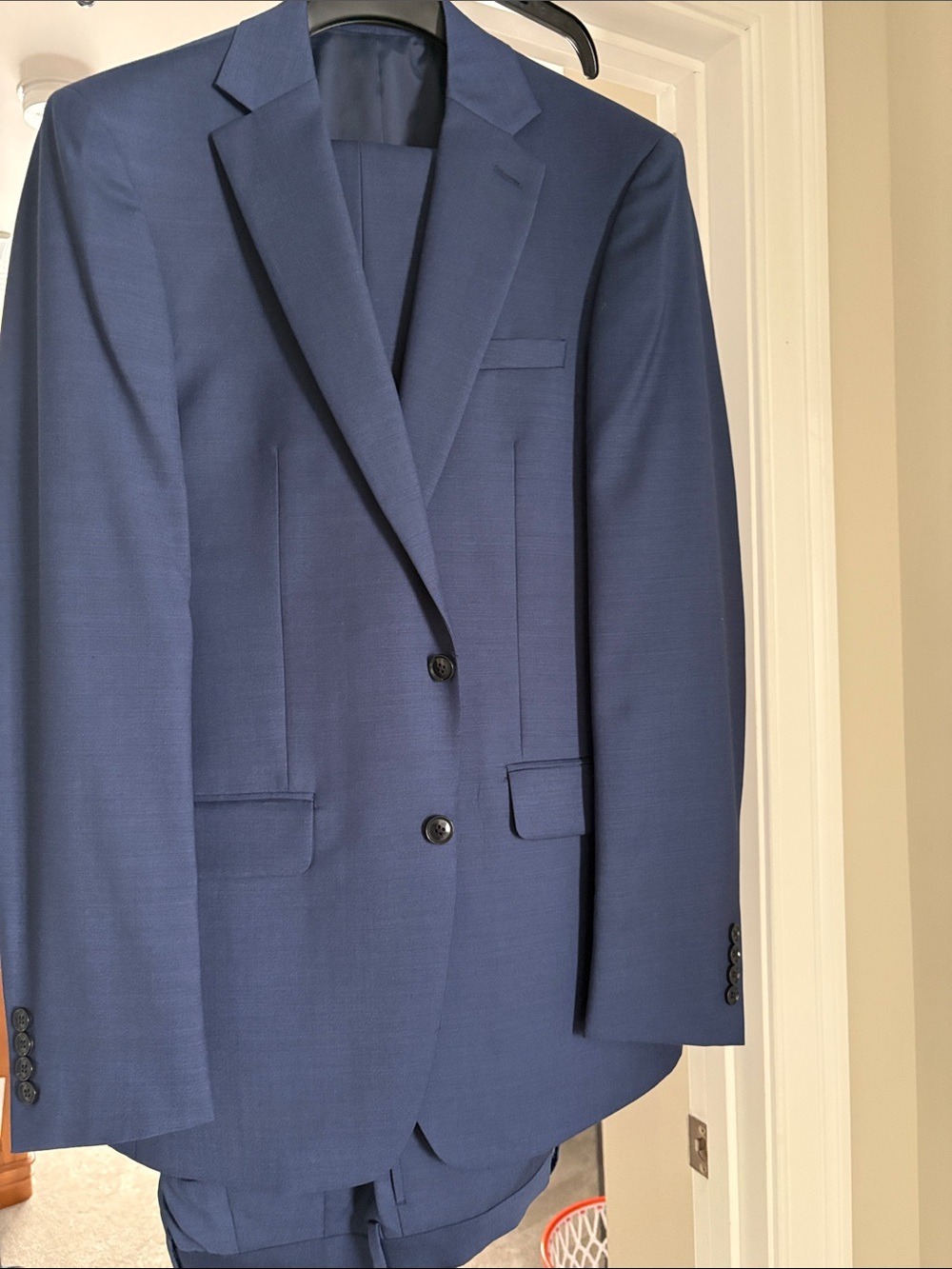 Calvin Klein Deep Blue Two-Button Men's Suit